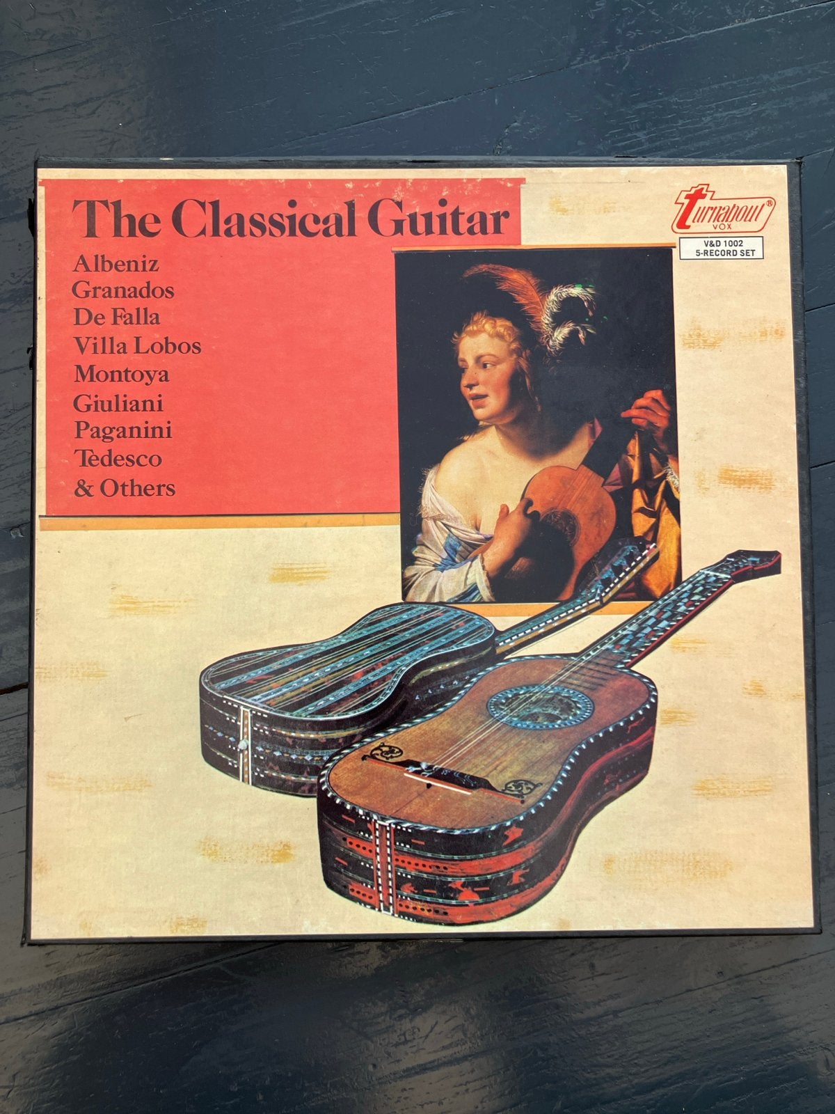The Classical Guitar - 5-LP Boxset met diverse componisten, Overige componisten, Ophalen of Verzenden, Romantiek, 12 inch
