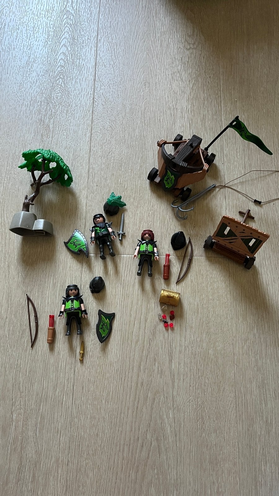 Playmobil Wolvenridders net katapult, Complete set, Overige typen, Ophalen of Verzenden, Zo goed als nieuw