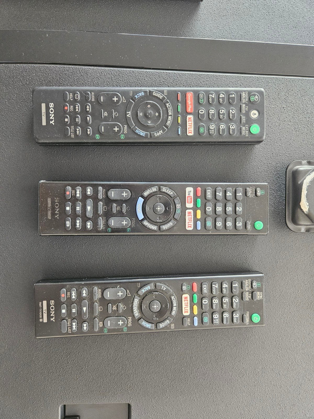 Originele Sony Smart TV Afstandsbedieningen - Werkend, Ophalen of Verzenden, Gebruikt, Origineel, Tv