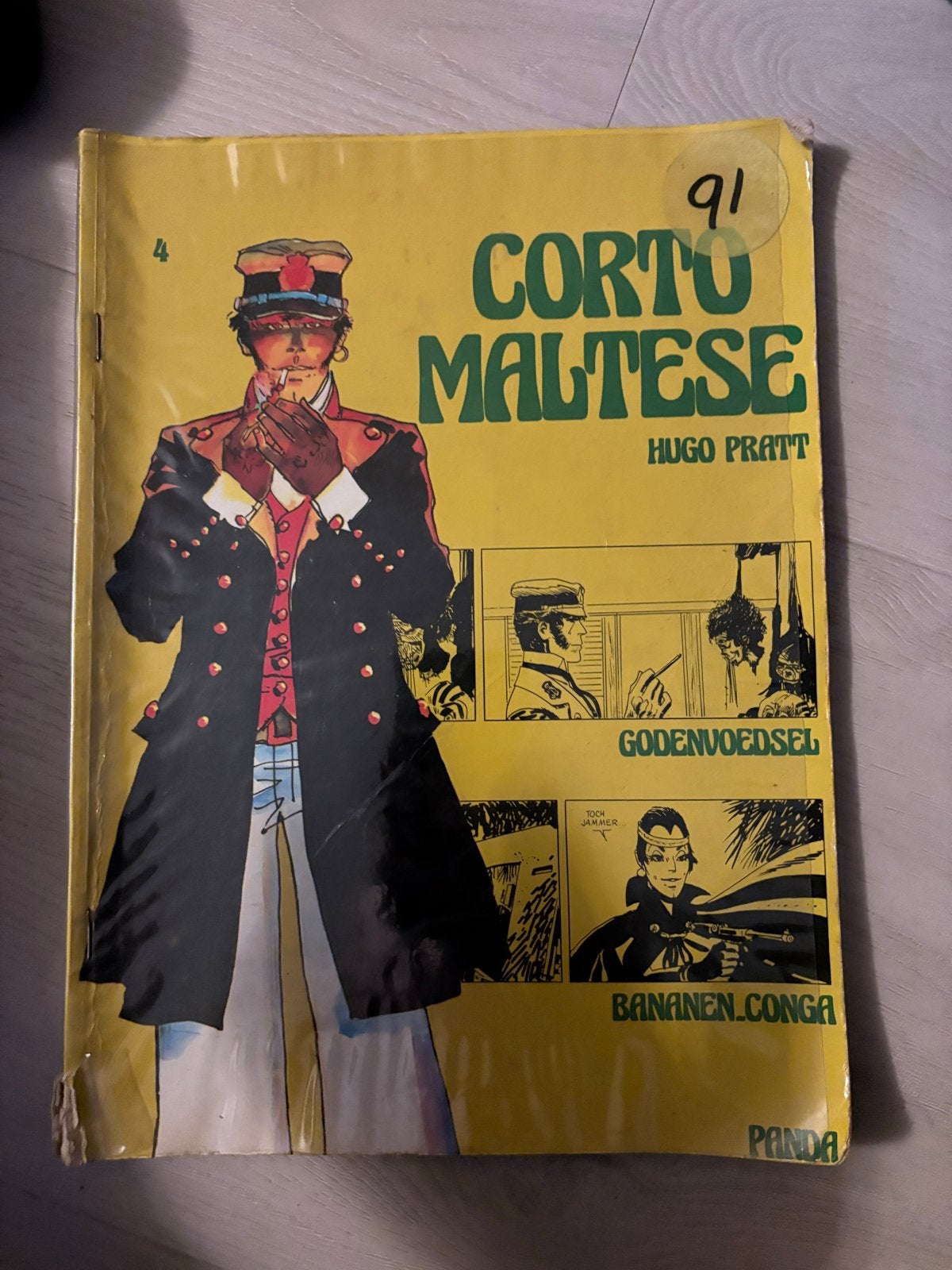 Corto Maltese: Godenvoedsel / Bananen.Conga (Panda), Boeken, Eén stripboek, Ophalen of Verzenden, Gelezen