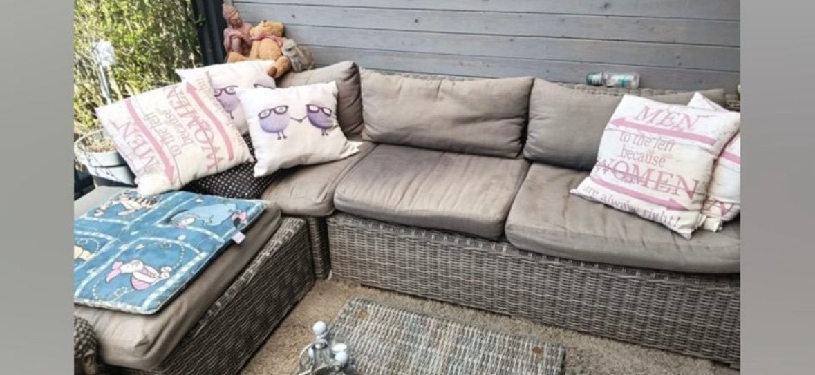 Loungebank, Ophalen, Gebruikt, Bank, Loungeset