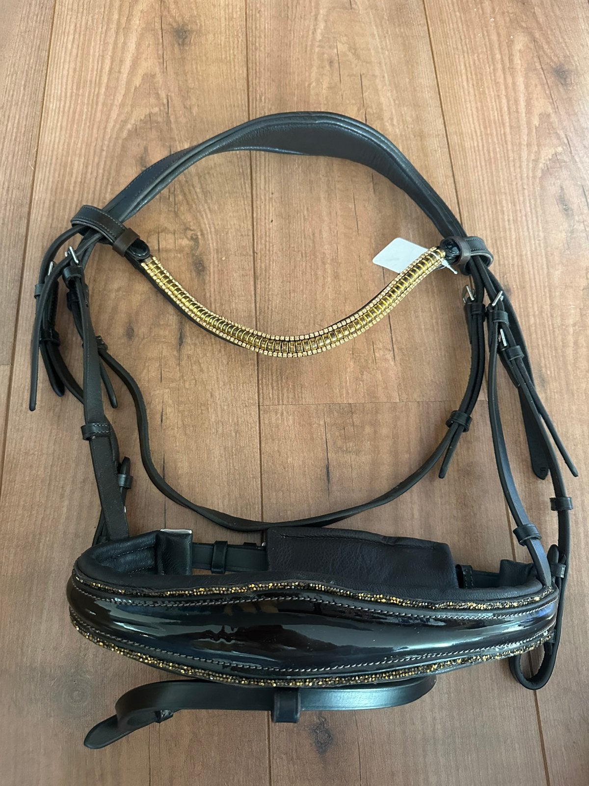 Nieuw anatomisch gevormd bruin hoofdstel maat cob & full, Hoofdstel, Nieuw, Cob, Verzenden