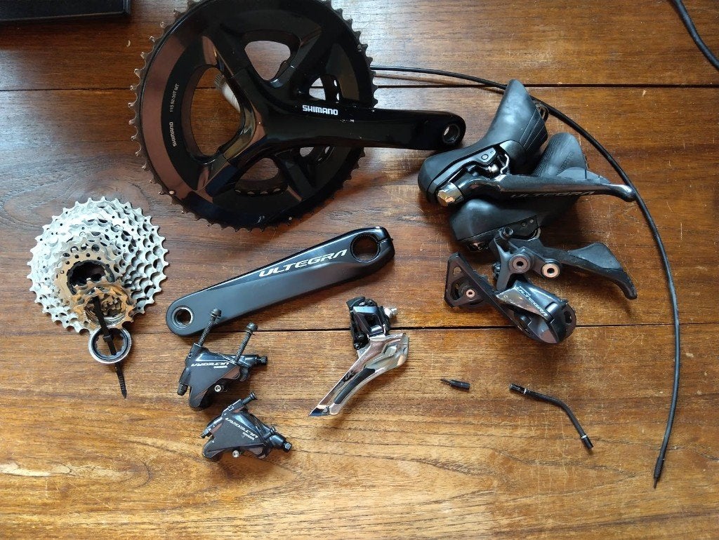 Shimano Ultegra R8000 groepset, Fietsen en Brommers, Fietsonderdelen, Ophalen, Zo goed als nieuw, Shimano Ultegra