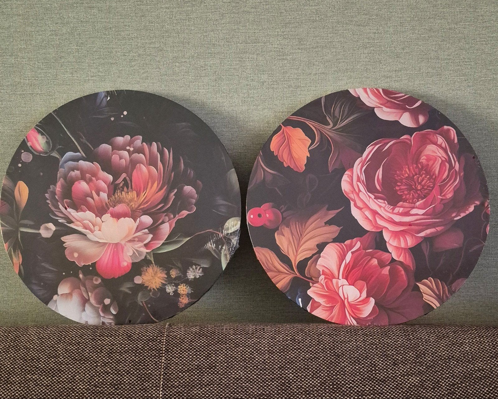 Wandcirkel/Muurcirkel, Bloemen, Nieuw., Ophalen of Verzenden, Nieuw, Wandcirkel
