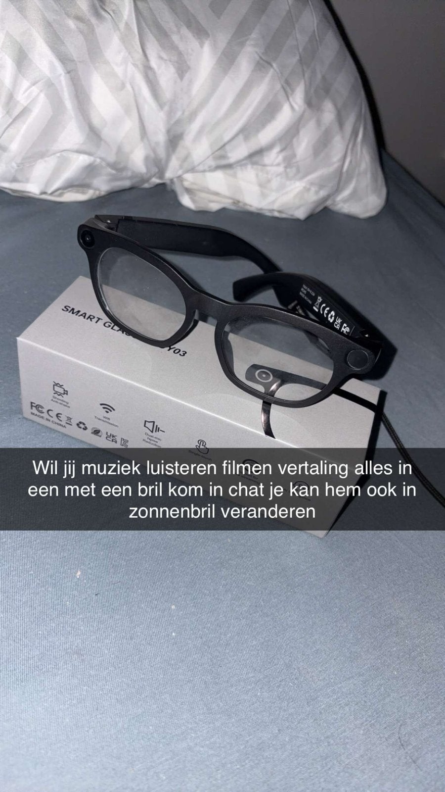 Smart Glasses (rayban) met audio, video en zonnebril functie, Ophalen of Verzenden, Nieuw