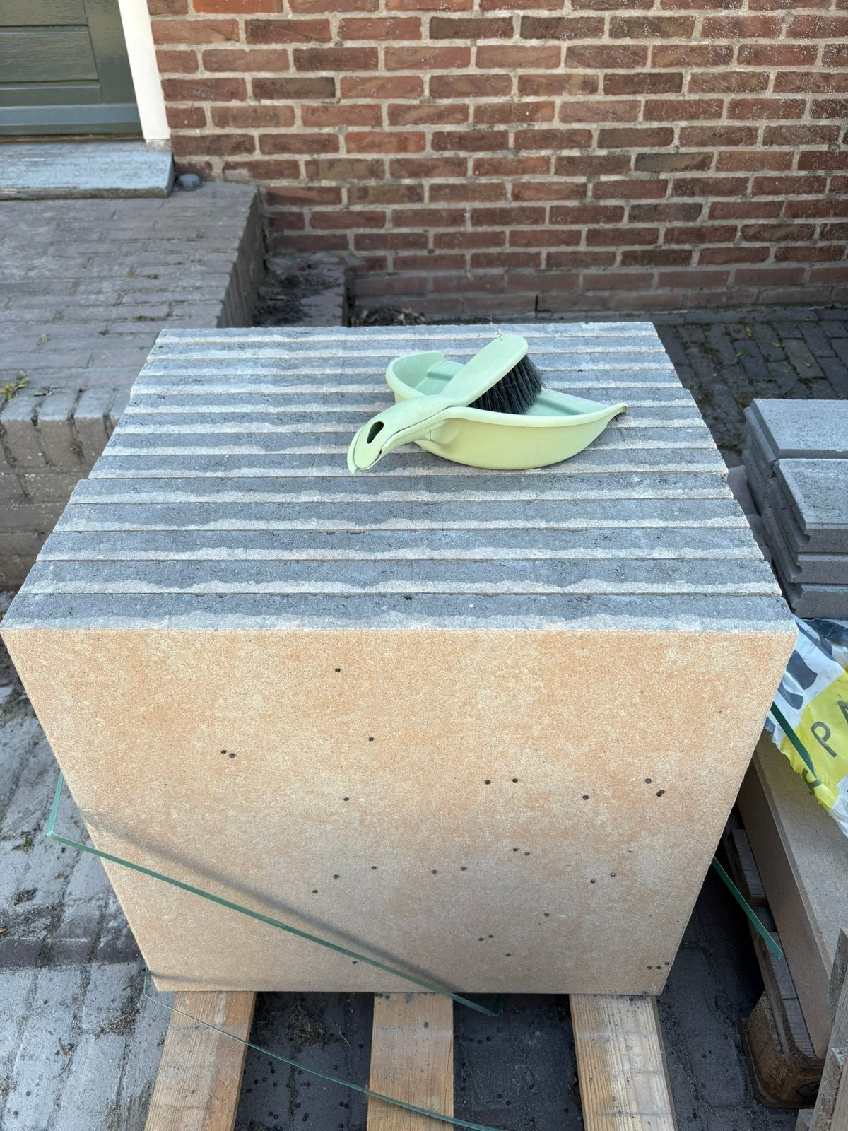 Betontegels 60x60x4 cm – 13 stuks (4,68 m²) – Nieuw, Ophalen, Nieuw, Beton, Terrastegels