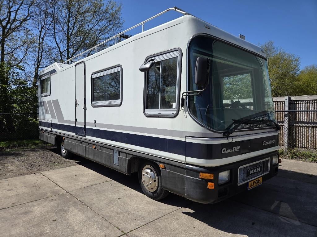Niesmann Bischoff Clou Liner 900 (1986), Caravans en Kamperen, Campers, Integraal, Chemisch toilet, Niesmann+Bischoff, Achteruitrijcamera
