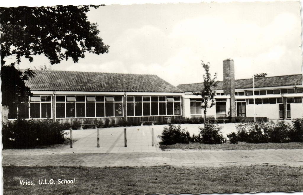 Vries, U.L.O. School - ongelopen, Verzamelen, Verzenden, 1940 tot 1960, Ongelopen, Drenthe