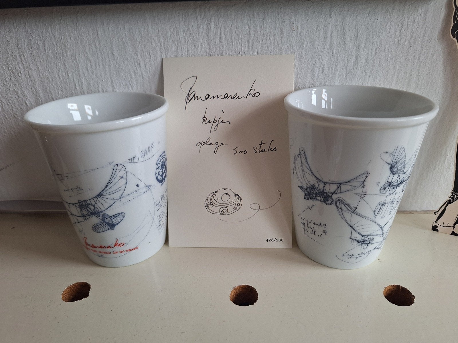 Panamarenko Kopjes - Limited Edition (500 stuks), Ophalen of Verzenden