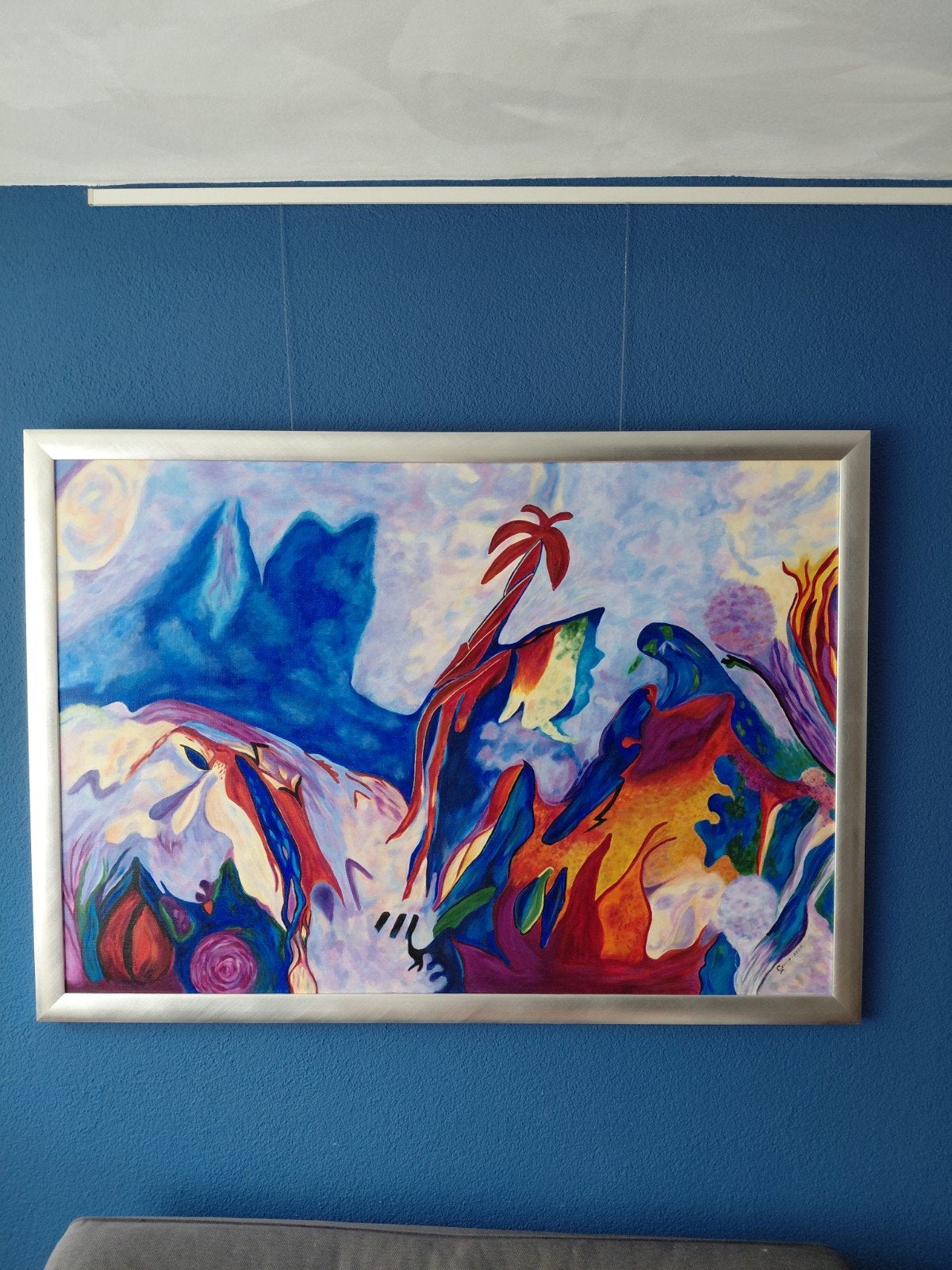 Schilderij van kunstenaar Gerrie, Ophalen of Verzenden