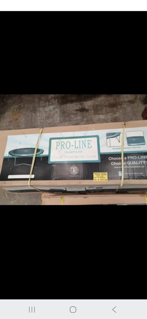 Nieuw in doos pro-line trampoline 3.00 mtr, Ophalen