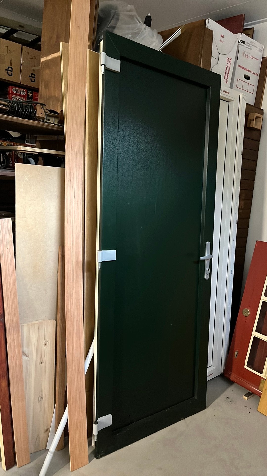 Openslaande deuren aluplast, Ophalen, 120 cm of meer, 200 tot 215 cm, Buitendeur