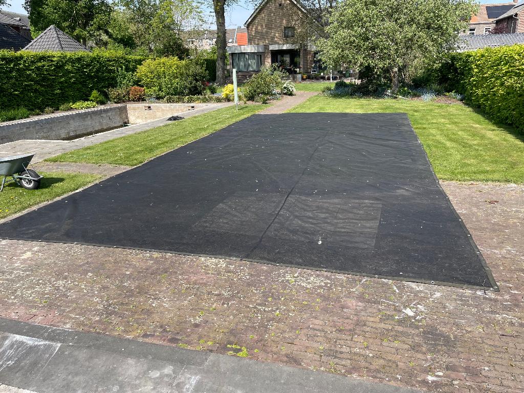 Zwembad afdeknet 600 x 1300 cm, Tuin en Terras, Zwembad-toebehoren, Ophalen, Zo goed als nieuw, Afdekzeil