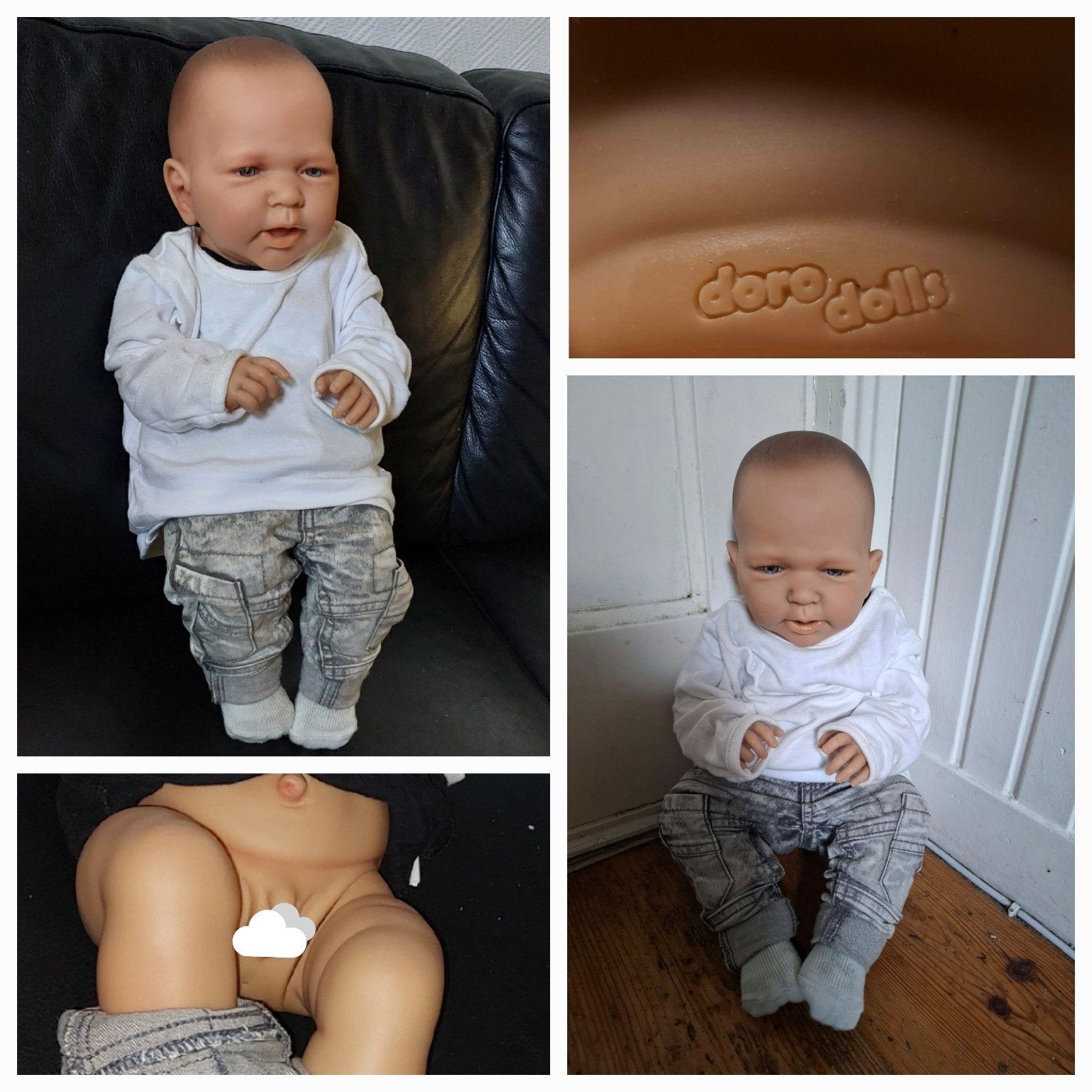 Doro Dolls Levensechte Babypop Jongen (53 cm), Ophalen of Verzenden