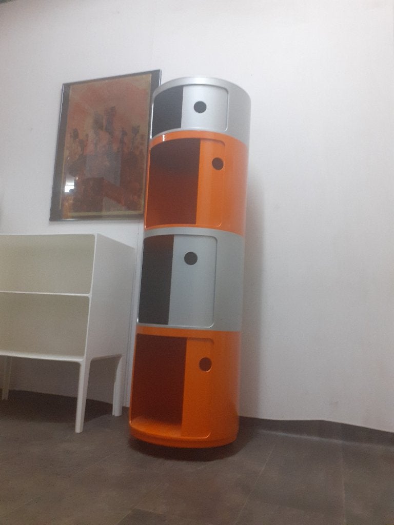 4 x Kartell componibili jaren 70 design vintage retro 42 cm, Gebruikt, ?, Kartell, ?
