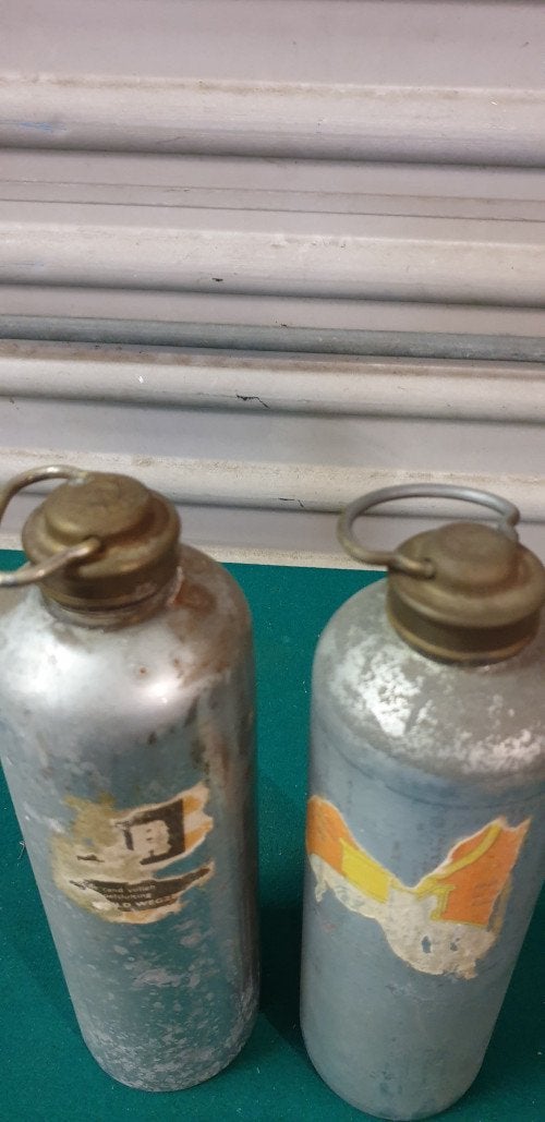 warmwater kruiken metaal vintage, Ophalen of Verzenden
