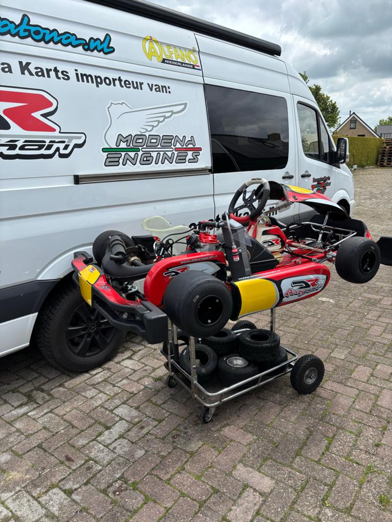 DR Racing Kart met Rotax evo sen Max motor, Ophalen of Verzenden, Gebruikt, Kart