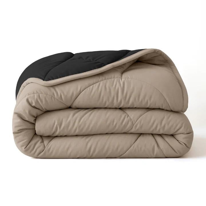 Sleeptime dekbed 2 in 1 wasbaar, Eenpersoons, Beige, Nieuw, Ophalen of Verzenden