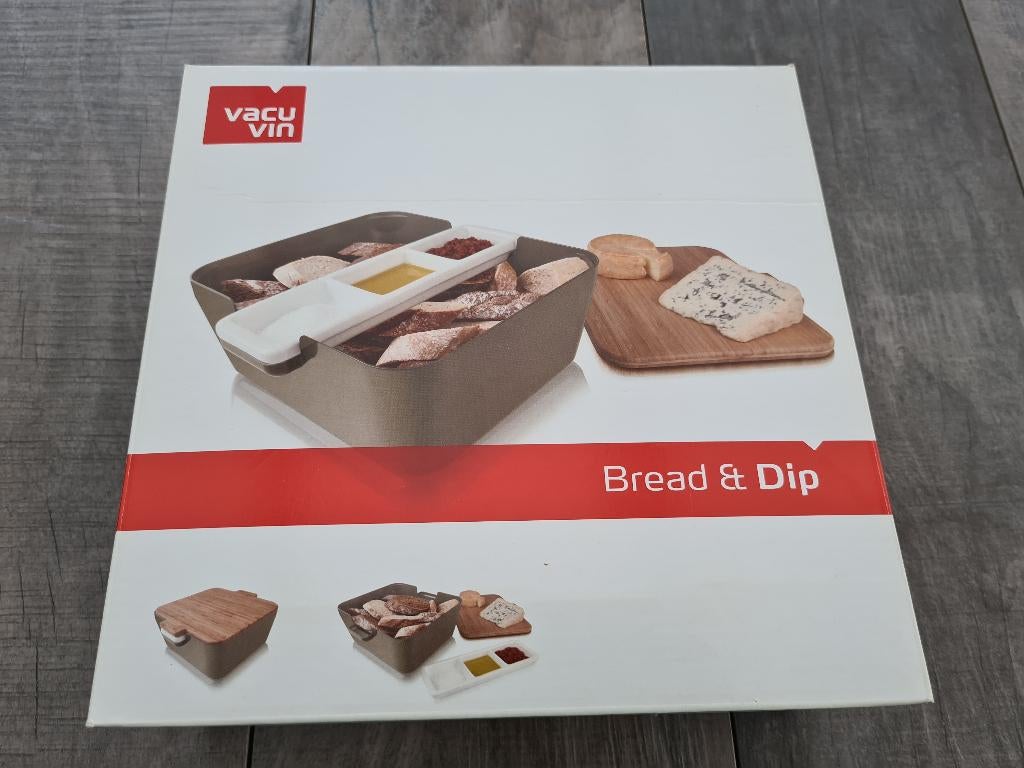 vacuvin bread dip brood serveerschaal, Overige typen, Ophalen of Verzenden, Zo goed als nieuw, Overige merken