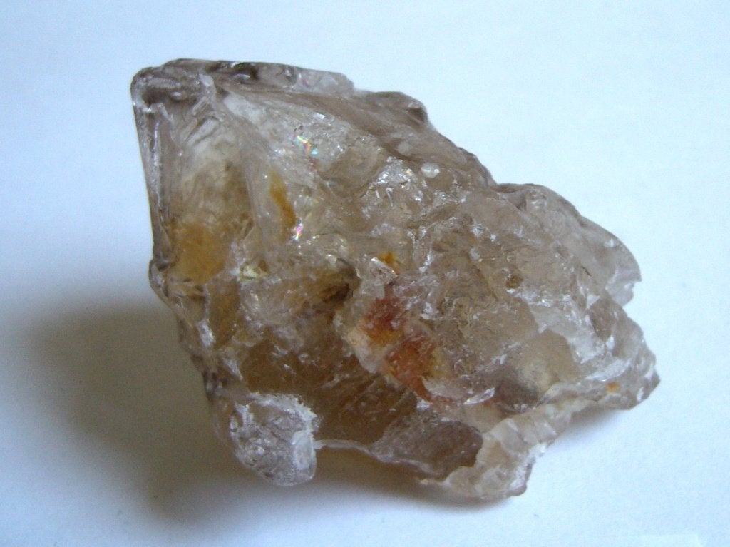 Citrien ECHTE XL krokodil kwarts natuurlijk scepter, Ophalen of Verzenden, Mineraal