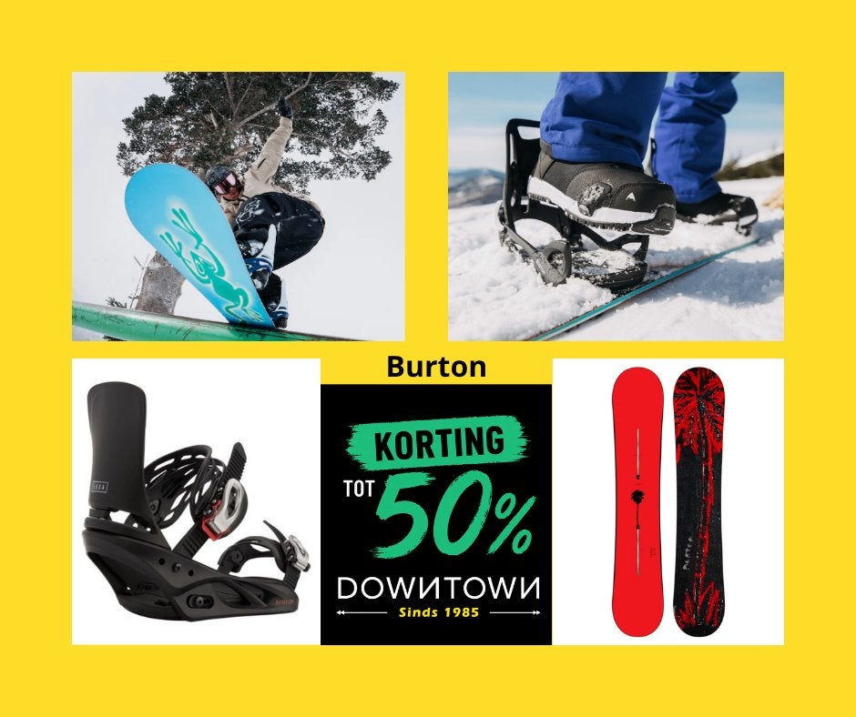 Burton snowboard, binding & schoenen bij DownTown, Ophalen of Verzenden, Nieuw, Schoenen