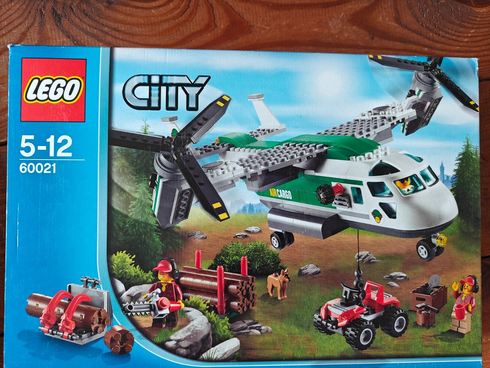 Lego City 60021 Vliegtuig met bosbouwvoertuig, Lego, Compleet, Ophalen of Verzenden, Complete set