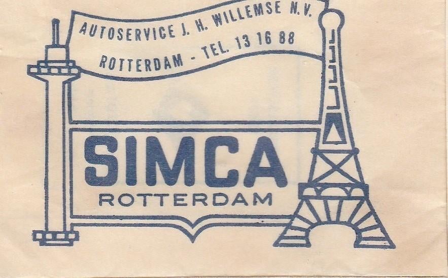 FORD RENAULT SIMCA dealer Rotterdam Blij-Dorp, Ophalen of Verzenden