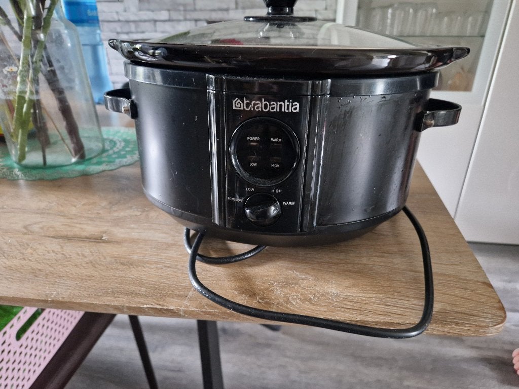 Brabantia Slowcooker - Zwart, Zo goed als nieuw, Ophalen of Verzenden, Timer, Zo goed als nieuw