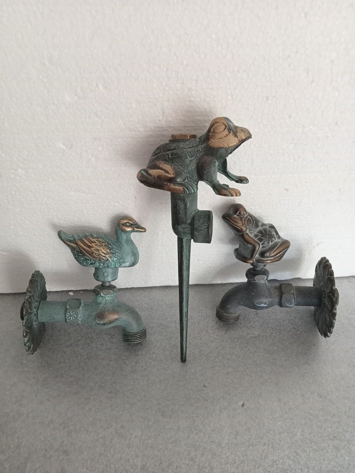 Messing Tuinkranen - Unieke Decoratieve Buitenkranen, Ophalen of Verzenden, Gebruikt, Overige typen
