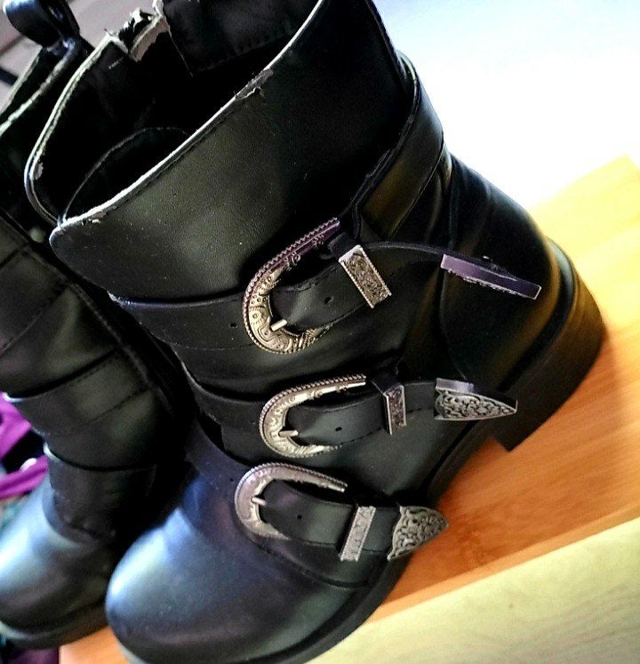 Schoenen dames, Zwart, Lage of Enkellaarzen, Ophalen of Verzenden, Zo goed als nieuw