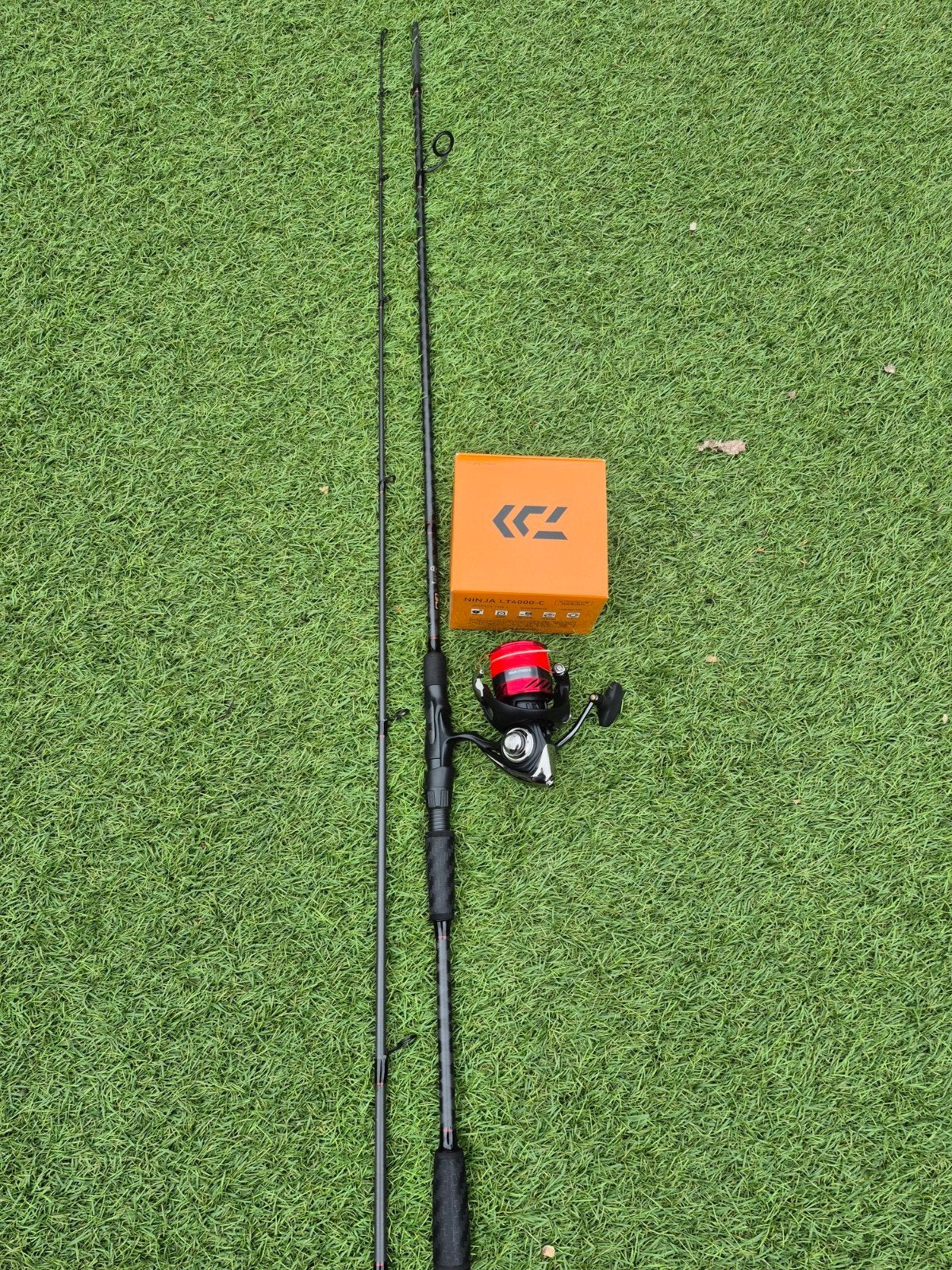 spinhengel met Daiwa Ninja LT 4000-C, Ophalen of Verzenden, Complete set