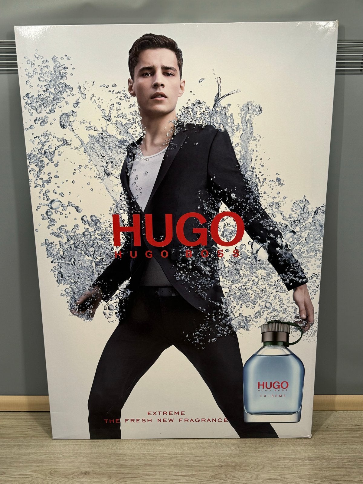 mega grote Hugo Boss Extreme Reclame Poster - Parfum Display, Ophalen of Verzenden, C, V, C