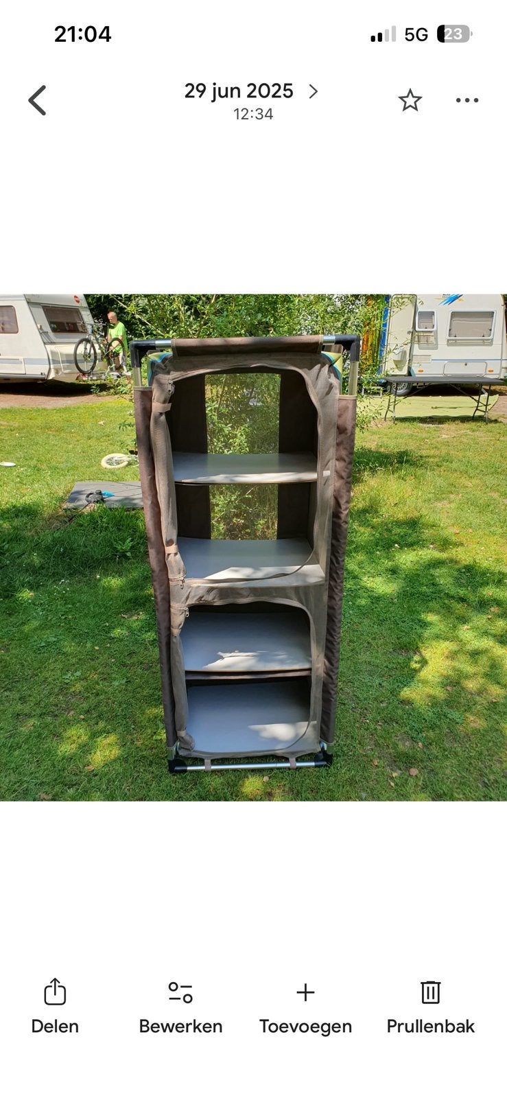 Kastje voor op de camping NIEUW, Ophalen of Verzenden