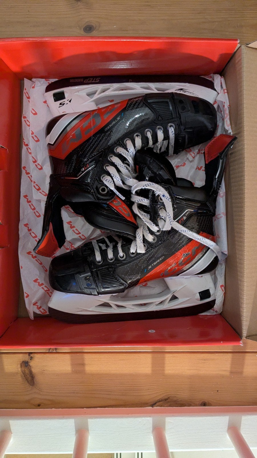 CCM FT6 PRO IJshockey Schaatsen Maat 40,5, Ophalen, Gebruikt, IJshockeyschaatsen, Overige merken
