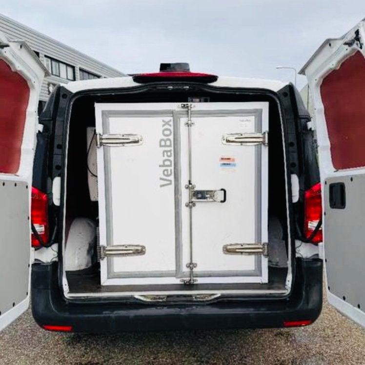 Vebabox. Koelwagen     Mobiele Koelcel, Ophalen, Koelen en Vriezen