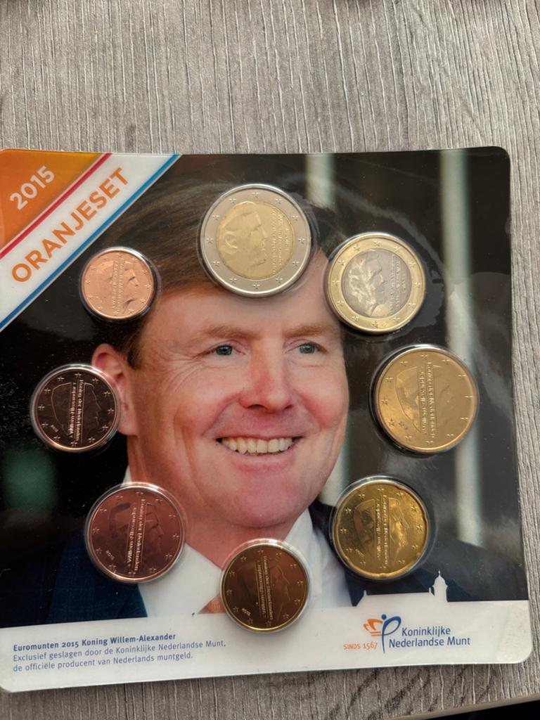 Oranjeset 2015 Koning Willem-Alexander & Koningin Máxima, Ophalen of Verzenden, Overige landen, Overige waardes, Setje