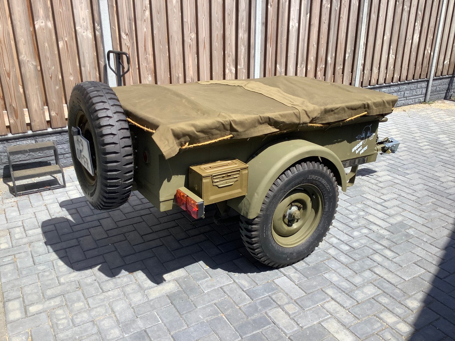 Polynorm 1/4 T trailer 1955, Ophalen of Verzenden, Zo goed als nieuw