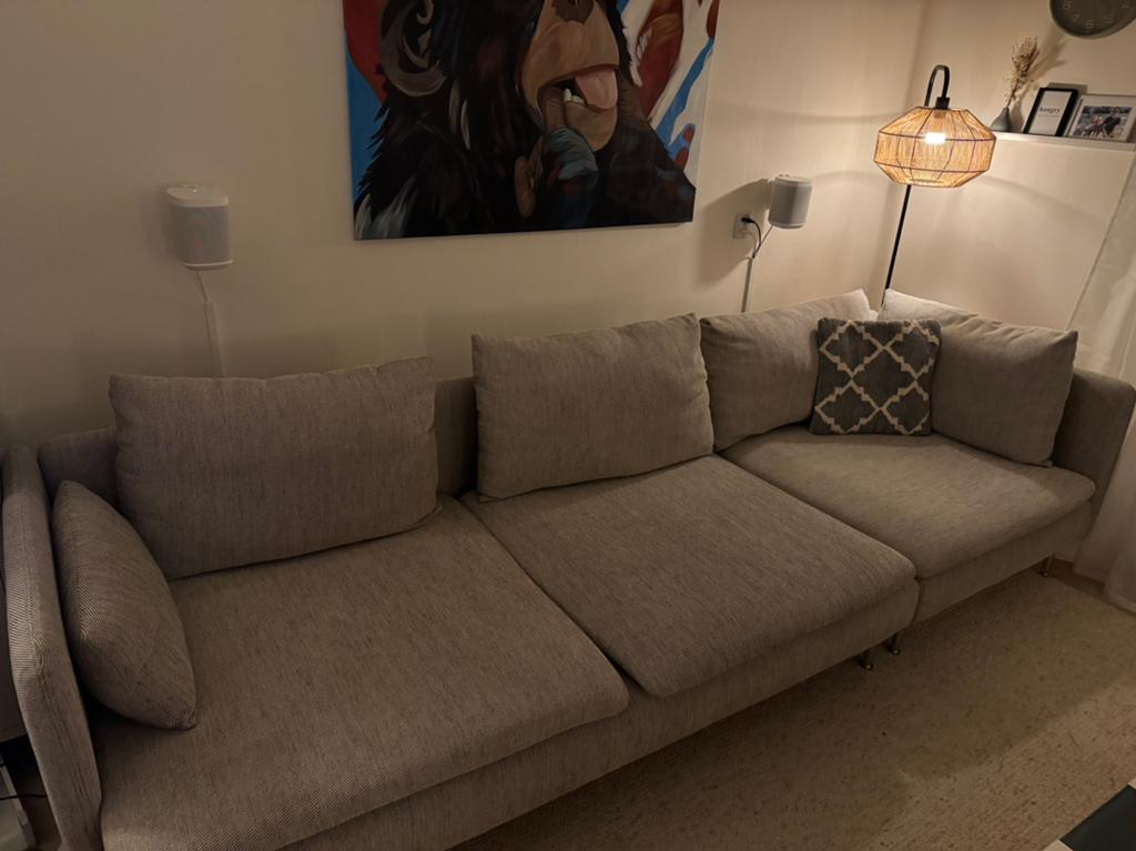 IKEA soderhamn bank, Ophalen, 250 tot 300 cm, 75 tot 100 cm, Zo goed als nieuw
