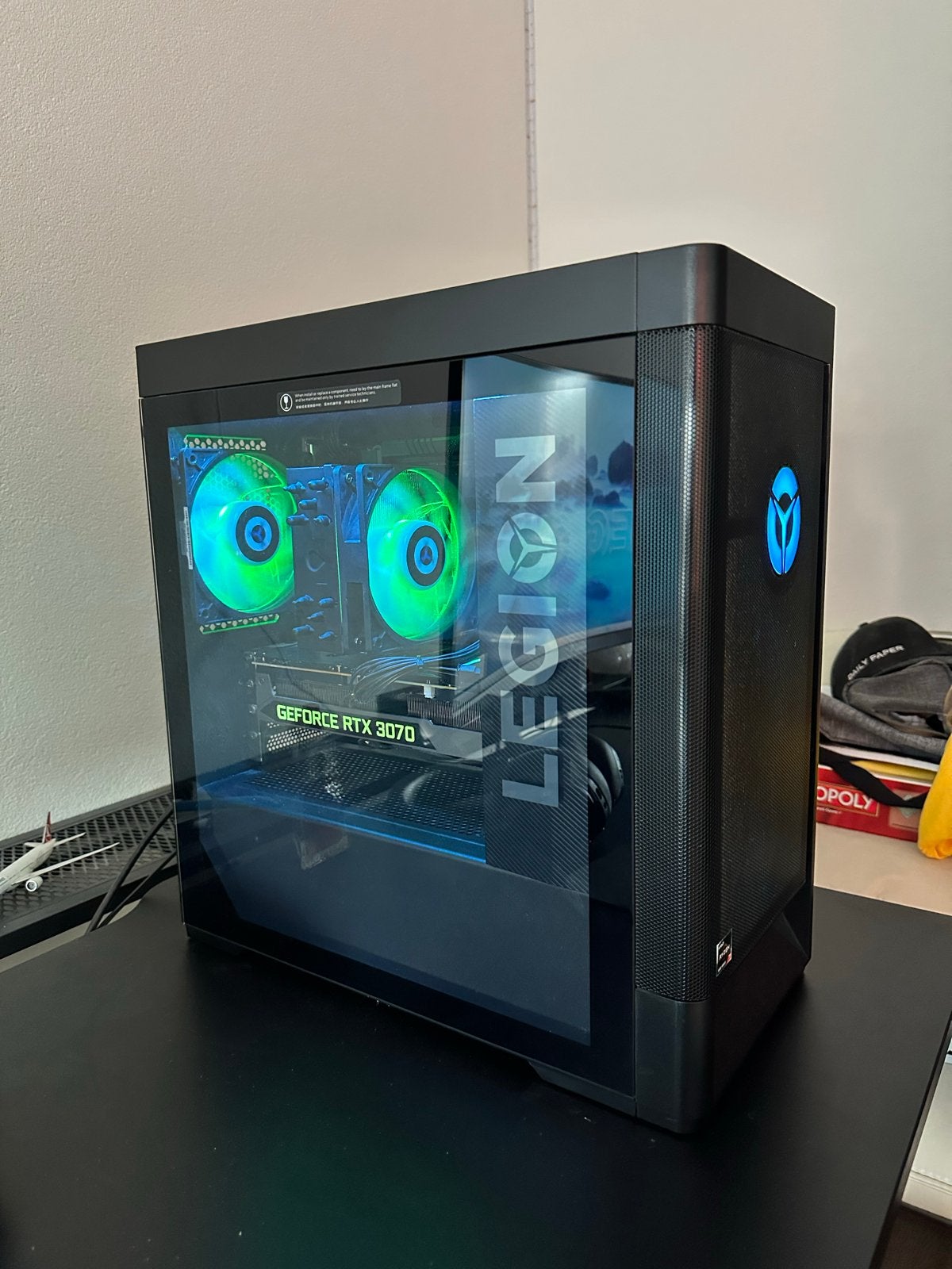 Lenovo Legion T5 26AMR5 Gaming PC-RTX 3070, AMD Ryzen 7 5800, 32 GB, Ophalen of Verzenden, Zo goed als nieuw, Gaming