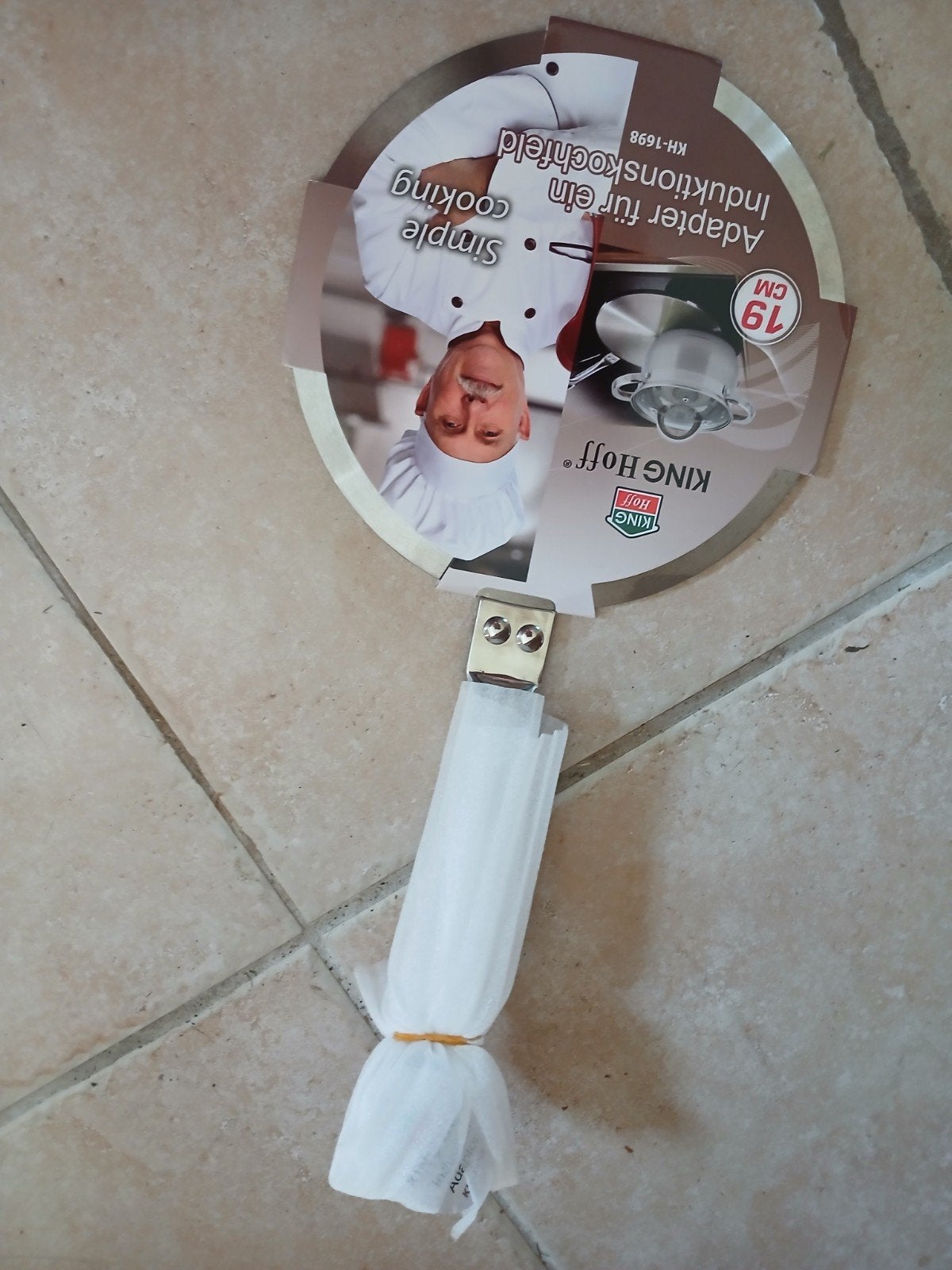 Adapterplaatje inductie 19 cm. Ook geschikt  voor Bialetti., Overige materialen, Overige typen, Nieuw, Ophalen of Verzenden