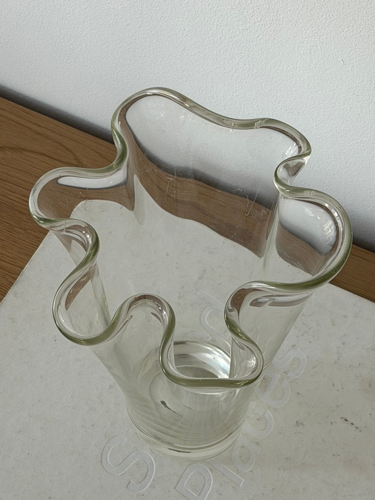 Vintage swirl vaas, Ophalen