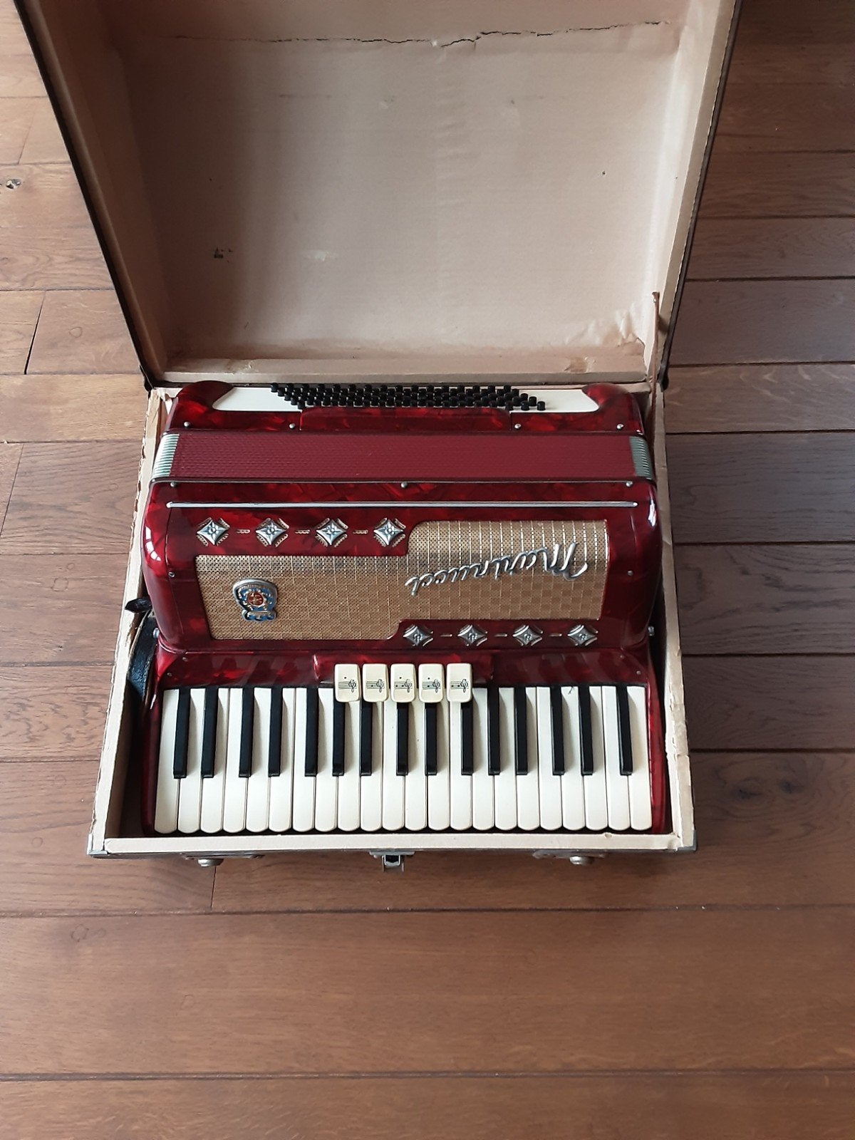 Marinucci accordeon, Ophalen, Gebruikt, 80-bas, Marinucci