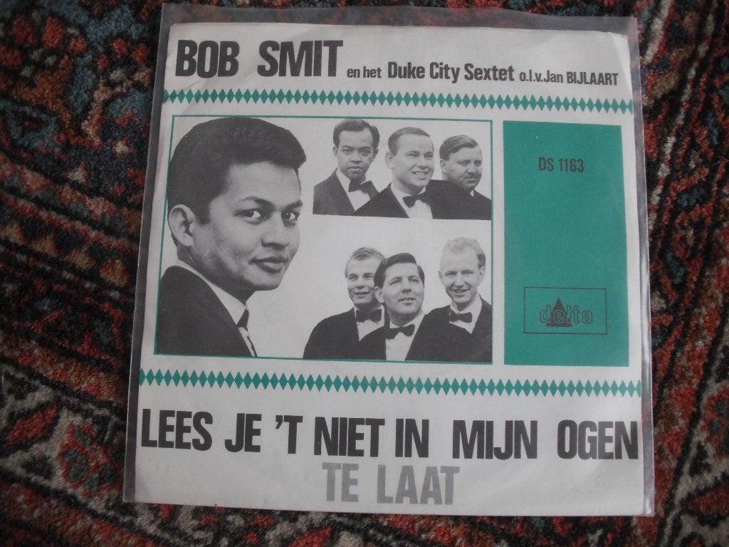 Bob Smit + Duke City Sextet - Lees je 't niet in mijn ogen., Verzenden, Zo goed als nieuw, 12 inch, Levenslied of Smartlap