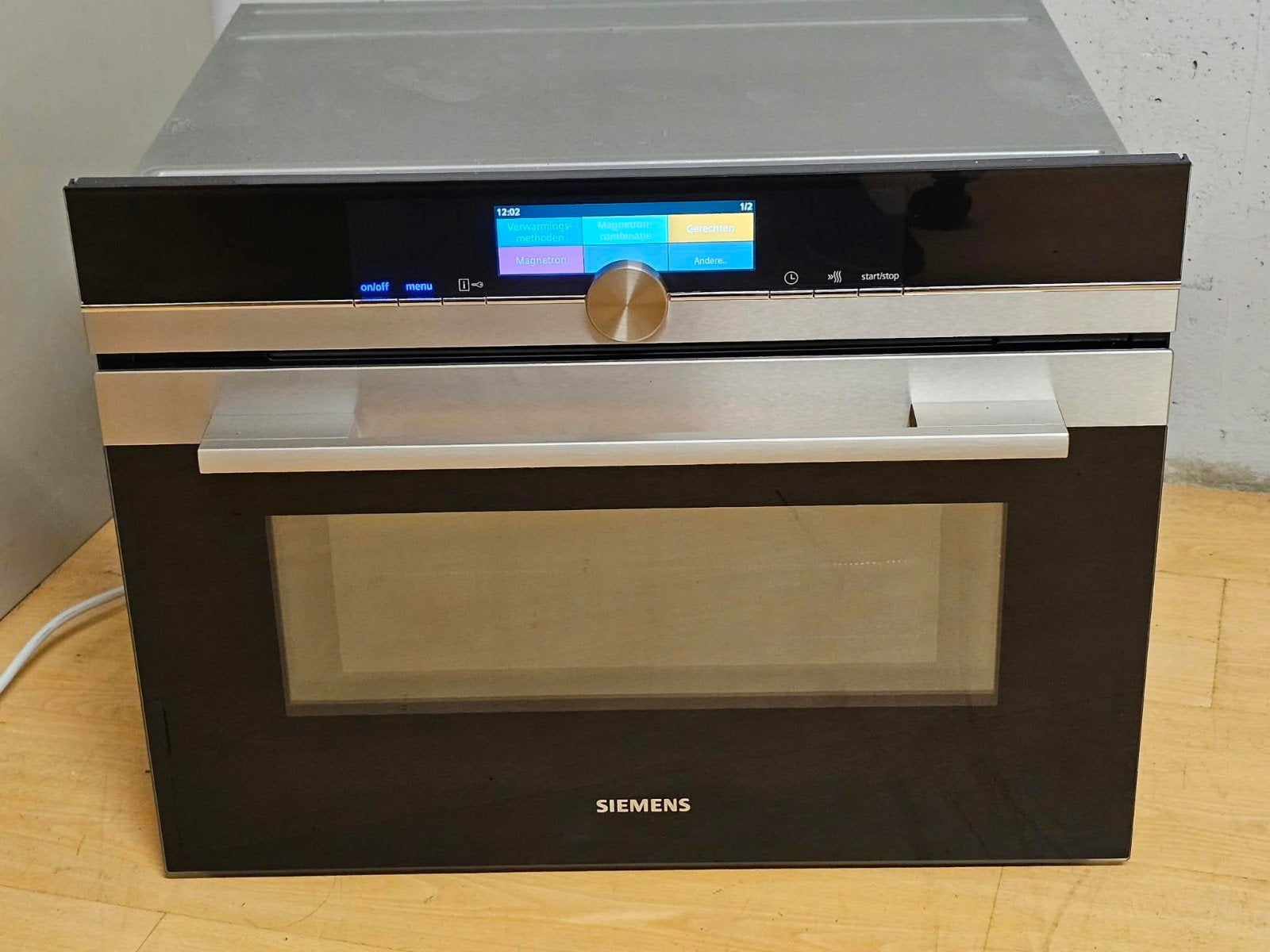Luxe Siemens inbouw combi magnetron/combi oven, Witgoed en Apparatuur, Ophalen of Verzenden, Zo goed als nieuw