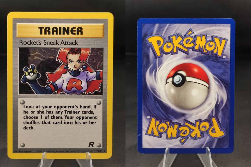 Rocket's Sneak Attack Team Rocket (TR 72) - Near Mint, Ophalen of Verzenden, Zo goed als nieuw, Losse kaart
