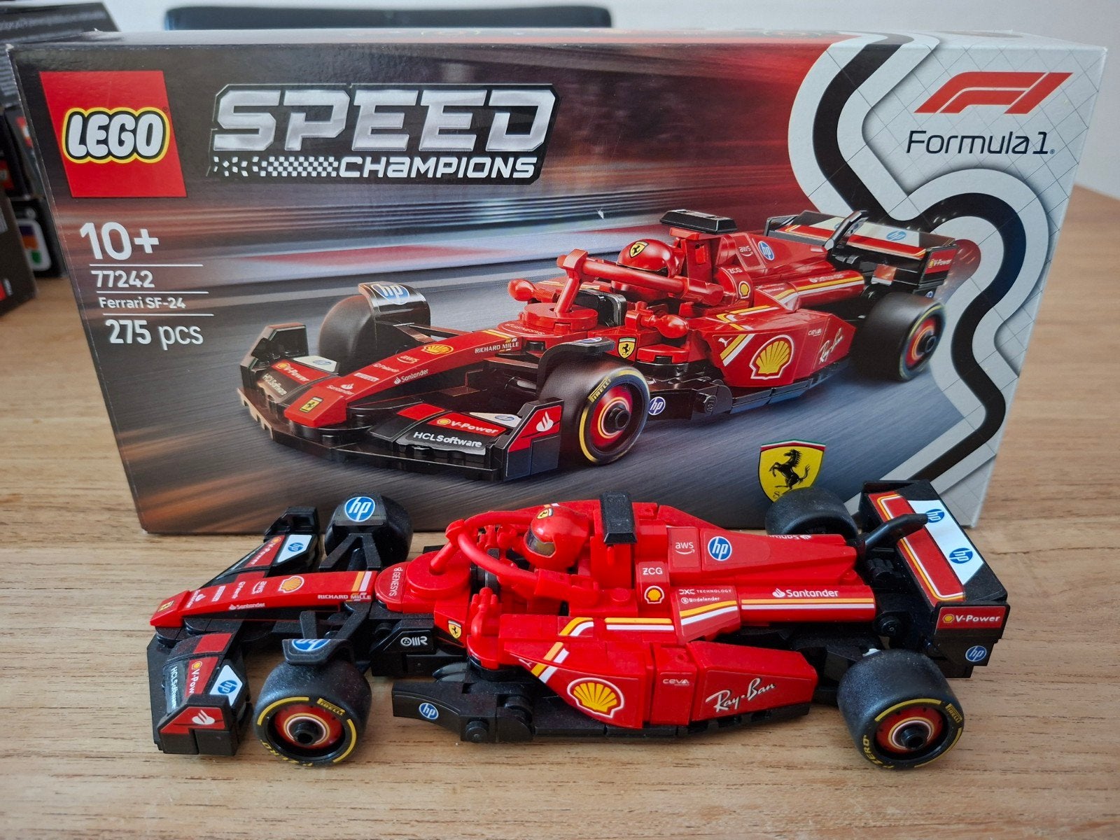 LEGO Speed Champions Ferrari SF-24 (77242), Lego, Zo goed als nieuw, Complete set, Speed Champions