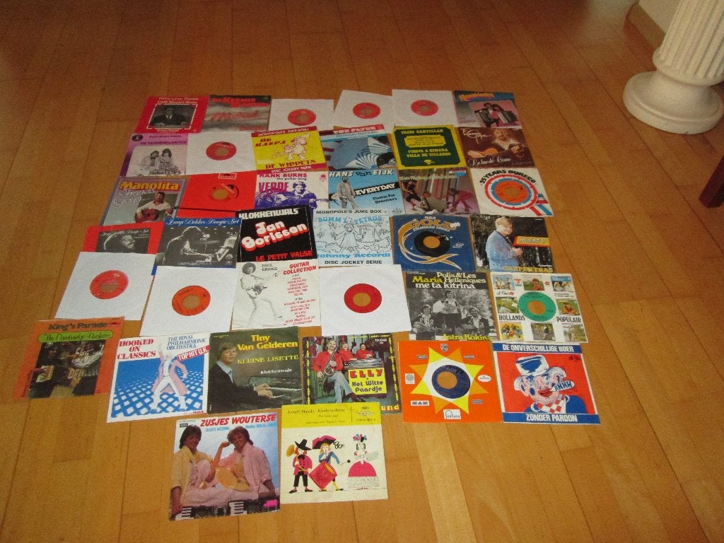 verzameling instrumentale singles (ook per stuk te koop), Ophalen of Verzenden, Gebruikt, Pop