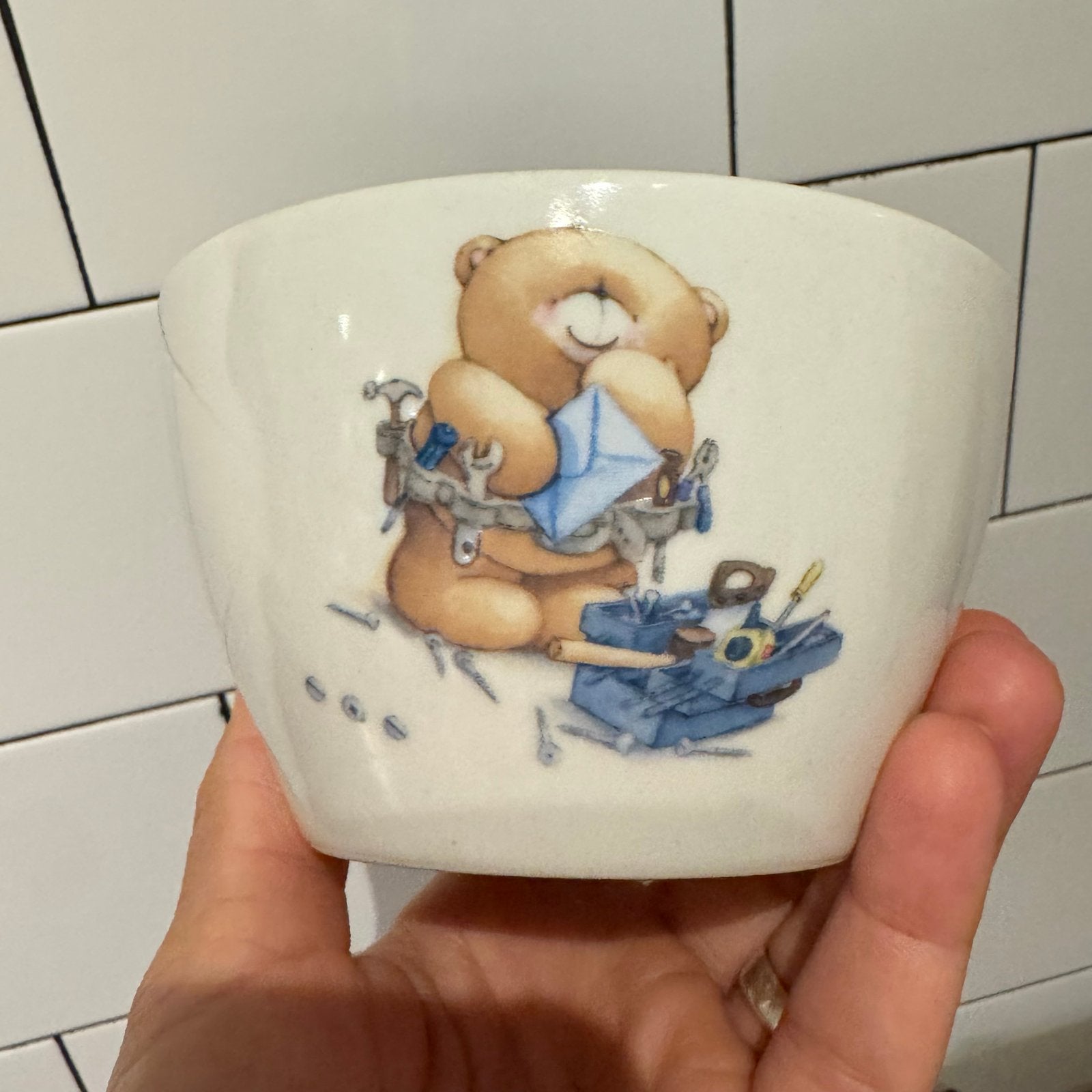Forever Friends Kom - 'Best Dad' - Zo goed als nieuw, Huis en Inrichting, Overige merken, Keramiek, Ophalen of Verzenden, Zo goed als nieuw