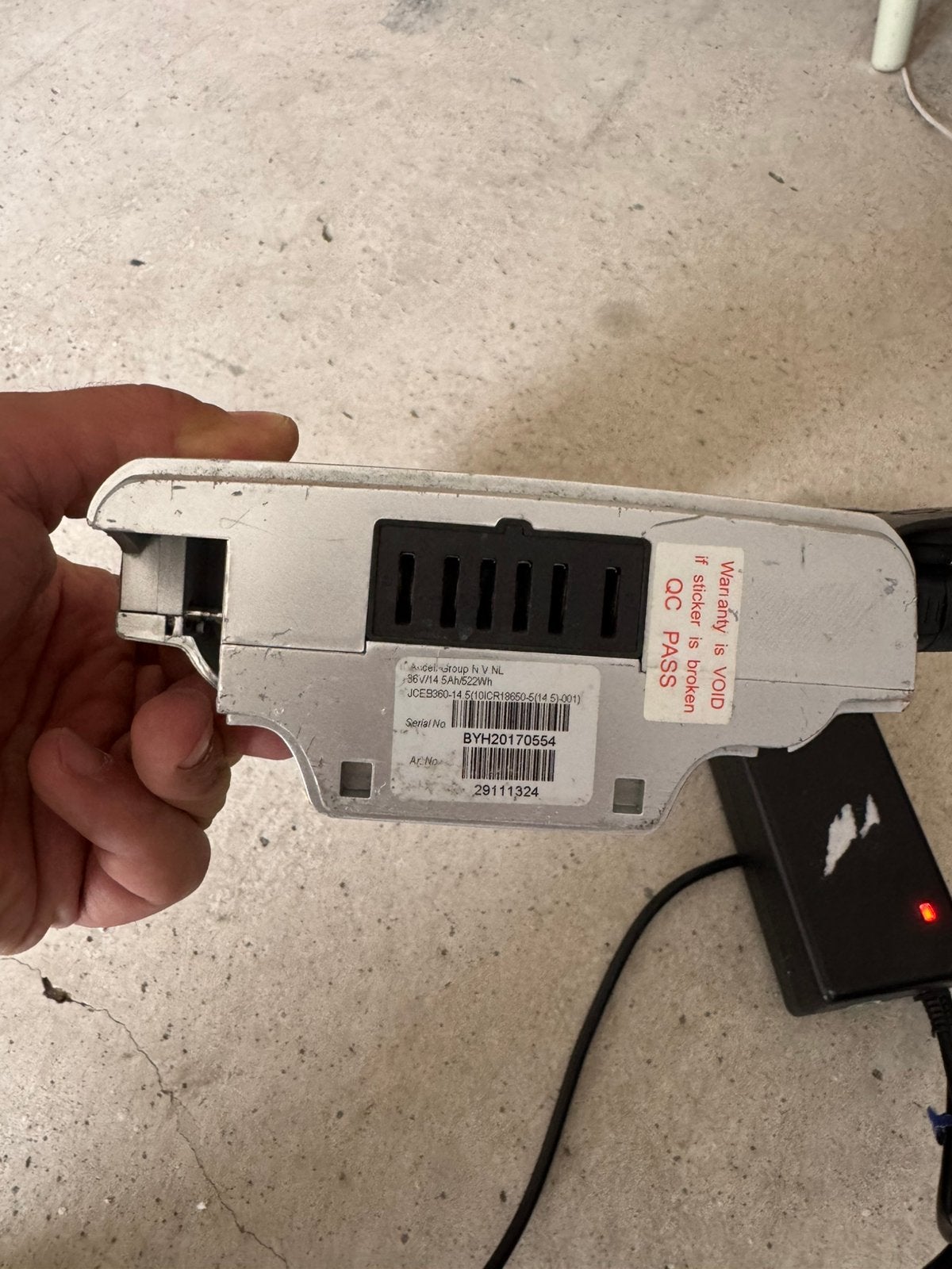 Sparta E-500 36V fietsaccu / Batavus batterij, Ophalen of Verzenden, Zo goed als nieuw, Met 1 controller