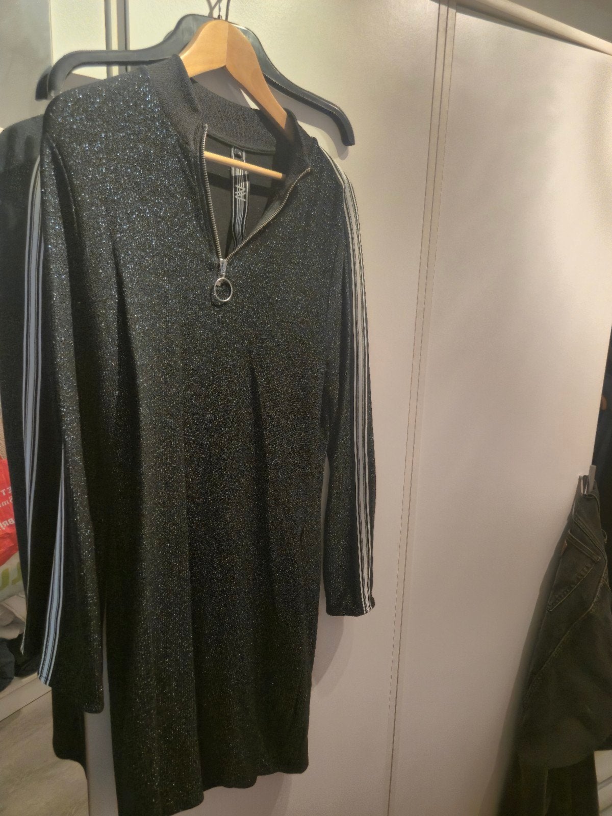 The Sting glitter jurk maat XL kerst of oud en nieuw ZGAN, The Sting, Zwart, Maat 46/48 (XL) of groter, Ophalen of Verzenden